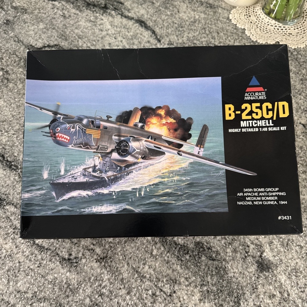 Accurate Miniatures 1/48 B-25C/D Mitchell 345th Bomb Grp Air Apache #3431